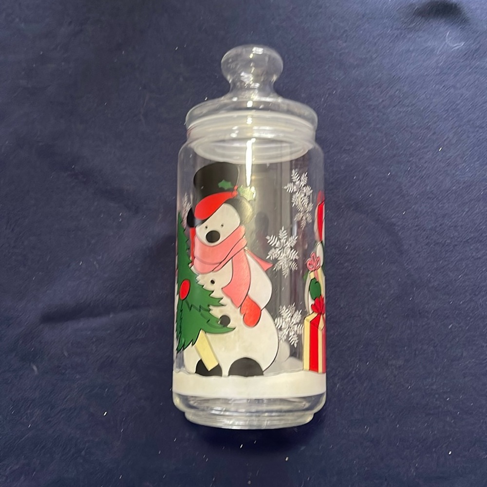 Christmas candy or cookie jar